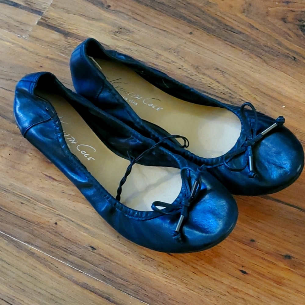 Kenneth Cole nwt ballet flats leather black
